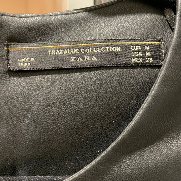Zara pleather dress - Picture 2 of 2